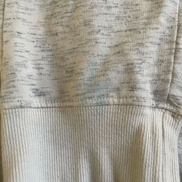 Mono B Sweat Joggers Womens LARGE Natural Heather Sweats Zipper‎ Pockets *READ* - Picture 9 of 12